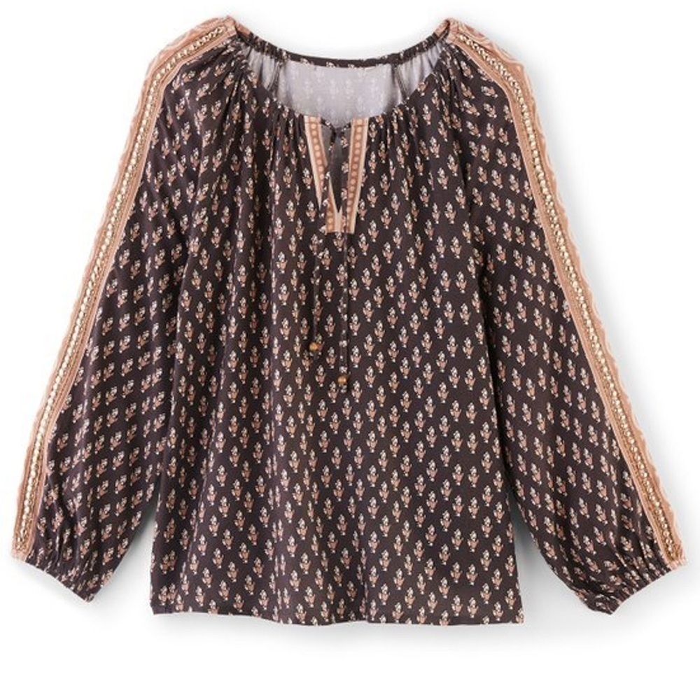 NEW! Soft Surroundings Jolene Blouse - Glitter Beaded & Embroidered. 2X. - Picture 2 of 14